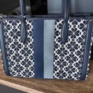 Kate Spade blue mutli colored tote